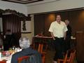 Sponsor Tom Anderson aka Clutter Boy is thanked for all the beautiful decorations and centerpieces he provided.