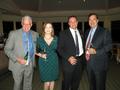 Craig Gorman, Santa Clara County Association of Realtors (SCCAOR) president; Trisha Motter, SCCAOR president-elect; Neil Collins, SCCAOR CEO; and Mike Fracisco, Bay East Association of Realtors 2015 president.