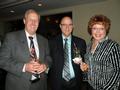 Randy Turnquist, Santa Cruz County Association of Realtors president, with Barbara and Nick Lymberis from SCCAOR