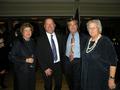 Leannah Hunt, 2008 president; Chris Isaacson, 2015 president; Bob Stelzer; and Susan Tilling
