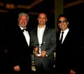 David Tonna and Jeff Barnett, Alain Pinel Realtors - Los Gatos, installation sponsor, with President's Award recipient Ryan Nunnally. Congratulations, Ryan!