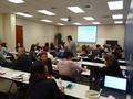 Members network during the break session.