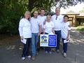 Among 21 RSVP volunteers from Palo Alto were Lori Sharp, Drew Doran, Palo Alto District RSVP Chair Jeff Beltramo, Joan Chintz, Palo Alto District Chair Robert Reid and Masako Takemura.