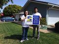 Thao Benioff and another RSVP volunteer from the Cupertino/Sunnyvale District.