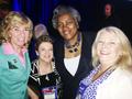 Betty Taisch, Carole Feldstein, Vice Chairwoman of the Democratic National Committee Donna Brazile, and Suzanne Yost.