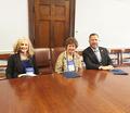 SILVAR President-elect Karen Trolan, NAR Director Leannah Hunt and President Chis Isaacson.