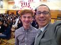 Chris Alston with Greg Pommier, Cupertino High School