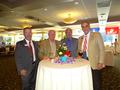SILVAR President Chris Isaacson, Jim Massey, Past President Dave Tonna and Mike Frangadakis