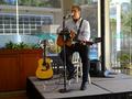 Good music entertainment provided while people looked over and bid on the silent auction items.