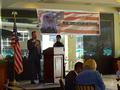 President Chris Isaacson welcomes everyone.