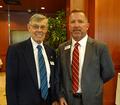 NAR Director John Tripp, who served in the Pacific Theater 1947-1956, is pictured here with SILVAR President Chris Isaacson.