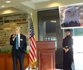 NAR Director John Tripp says a few words and tells everyone to have fun and bid generously.