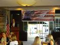 U.S. veteran Tom Gordon was the guest speaker and thanked members for creating the SILVAR Veterans Scholarship Fund.