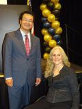 SILVAR President-elect Karen Trolan with Dr. Yun.