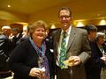 Caroline Wolfe with 2016 Cupertino/Sunnyvale District Chair David Hunt