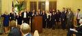 The board of directors are sworn in.