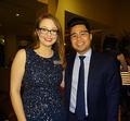 Santa Clara County Association of Realtors President Trisha Motter with AREAA-SV 2016 President Mike Bui