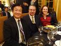 Mark Wong, SILVAR Global Business Council Chair with Jim Pojda and sponsor Jamie Myers - Private Mortgage Advisor)
