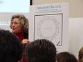 Lenore gave a brief description of the different schools of feng shui. Here she explains the ba-gua chart.