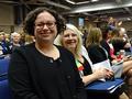 Government Affairs Director Jessica Epstein and Suzanne Yost