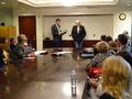 Jeff Bell introduces Senator Jim Beall.