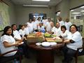Cupertino/Sunnyvale District volunteers take a lunch break, courtesy of Referral Realty broker/owner and RSVP volunteer Moise Nahouraii. Thank you, Moise!