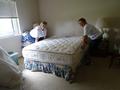 Then they flipped her mattress and made her bed.