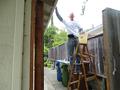 Bill Gorman had the right tools, so he cleaned her gutters.