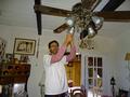 Steve Bulifant replaces more light bulbs.