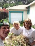 This team did an outstanding job cleaning up the yard of a Menlo Park homeowner.