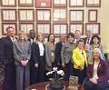 SILVAR and members of neighboring REALTOR&reg; associations with Congresswoman Anna Eshoo