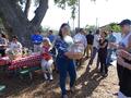 Lisa Wittkopf wins a gift basket.