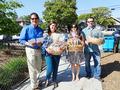 Here are the raffle prize winners - Jimmy Kang, Lisa Wittkopf, Cat Westover and Jeff Beltramo.