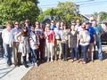 Menlo Park/Atherton and Palo Alto District members pose for a photo at the end of the successful event.