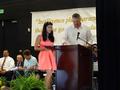 SILVAR REALTOR&reg; Bill Rehbock presents the Silicon Valley REALTORS&reg; Charitable Foundation scholarship award to Sara Lucero, graduating senior from Leigh High School.