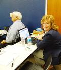 Here's Patsy Wyant, who assists David and helps students too.