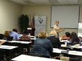 Larry Tringali, owner of Property Inspection Service, is Friday's Sponsor of the Day. Tringali explained how his company performs inspections.