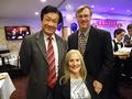 Mark Wong, Karen Trolan and Steve Trolan