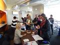 SILVAR members check in with staff.