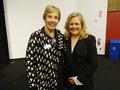 SILVAR treasurer Phyllis Carmichael with Appleton-Young