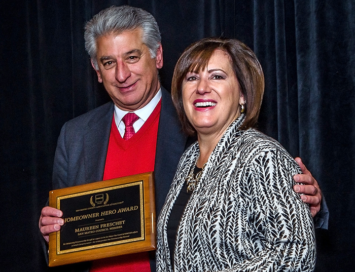 2016 Homeowner Hero Award San Mateo Council Member Maureen Freschet