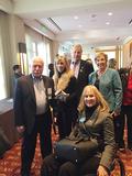 Group photo with President-elect Bill Moody, Los Altos/Mountain View Chair Kathryn Tomaino, Gene Lentz, treasurer Phyllis Carmichael and Past President Karen Trolan.