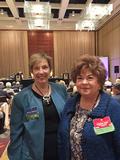Phyllis Carmichael, treasurer, with NAR Director Leannah Hunt