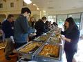 Everyone enjoyed a host of international appetizers and finger foods after the program.