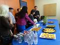 Members enjoyed refreshments - somosas, egg tarts, almond cookies served at the end of the program