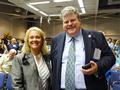 Mary Combes and Mark Burns