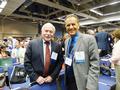 President-elect Bill Moody with Moise Nahouraii