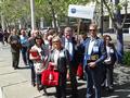 Members on their way to meet their state legislators
