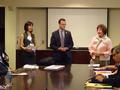 Assemblyman Marc Berman is introduced by Leannah Hunt and Amy Sung.