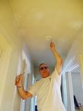 Here is Robert Reid replacing a smoke detector.